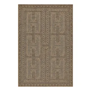 Harbor Natural Lattice Outdoor Rug