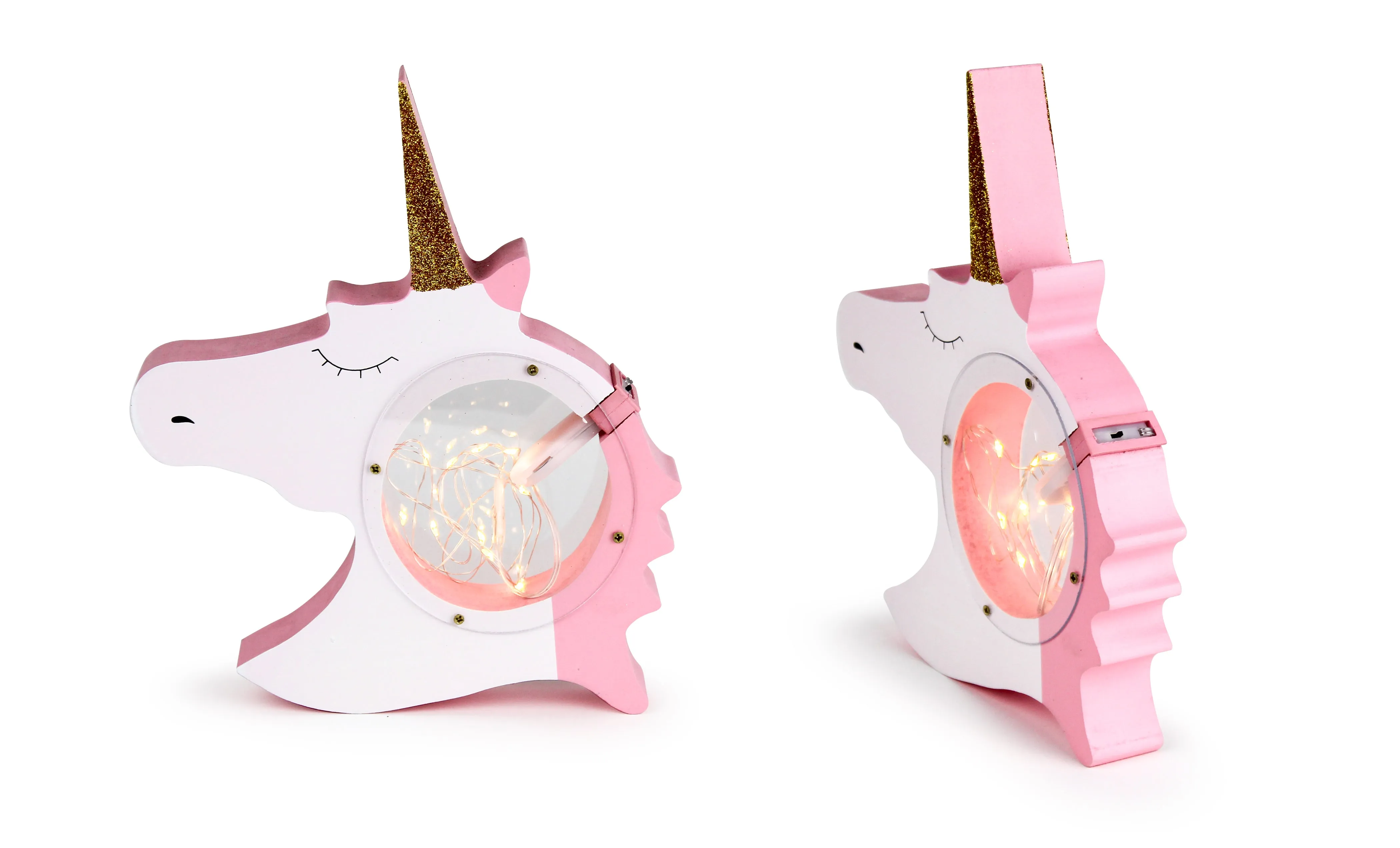 Hearth & Haven Decorative Wooden Table Night Light for Kids