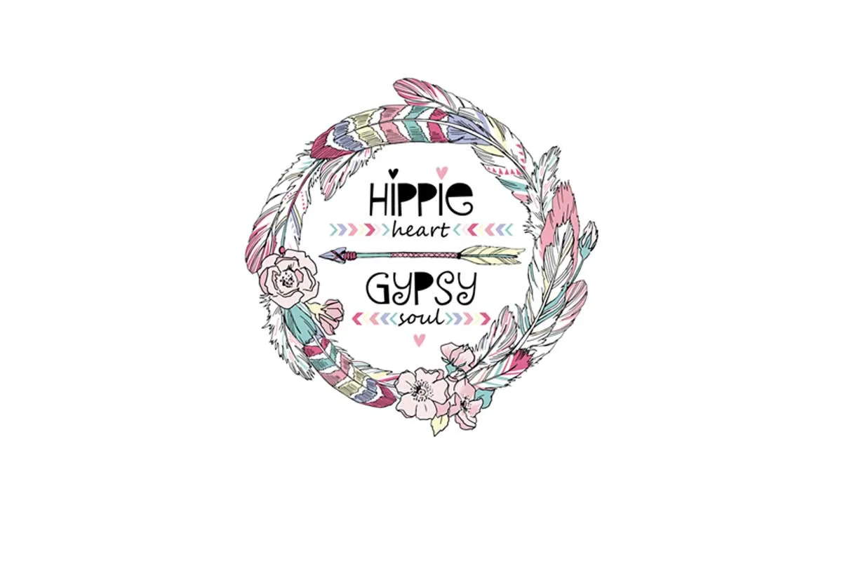 Hippie Heart Gypsy Soul | Canvas Wall Art Print