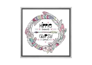Hippie Heart Gypsy Soul | Canvas Wall Art Print
