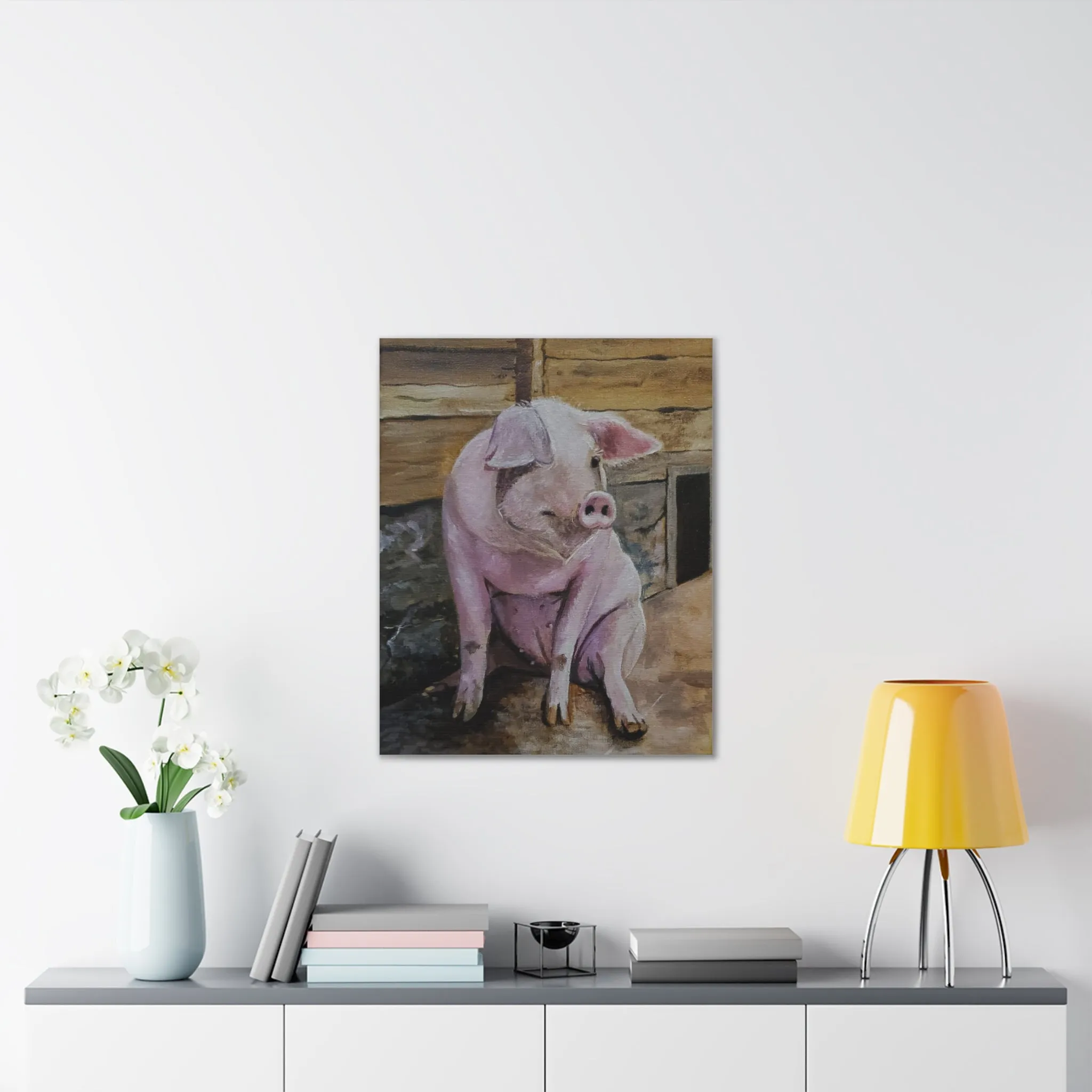 Hog Heaven Canvas Stretched, 0.75"