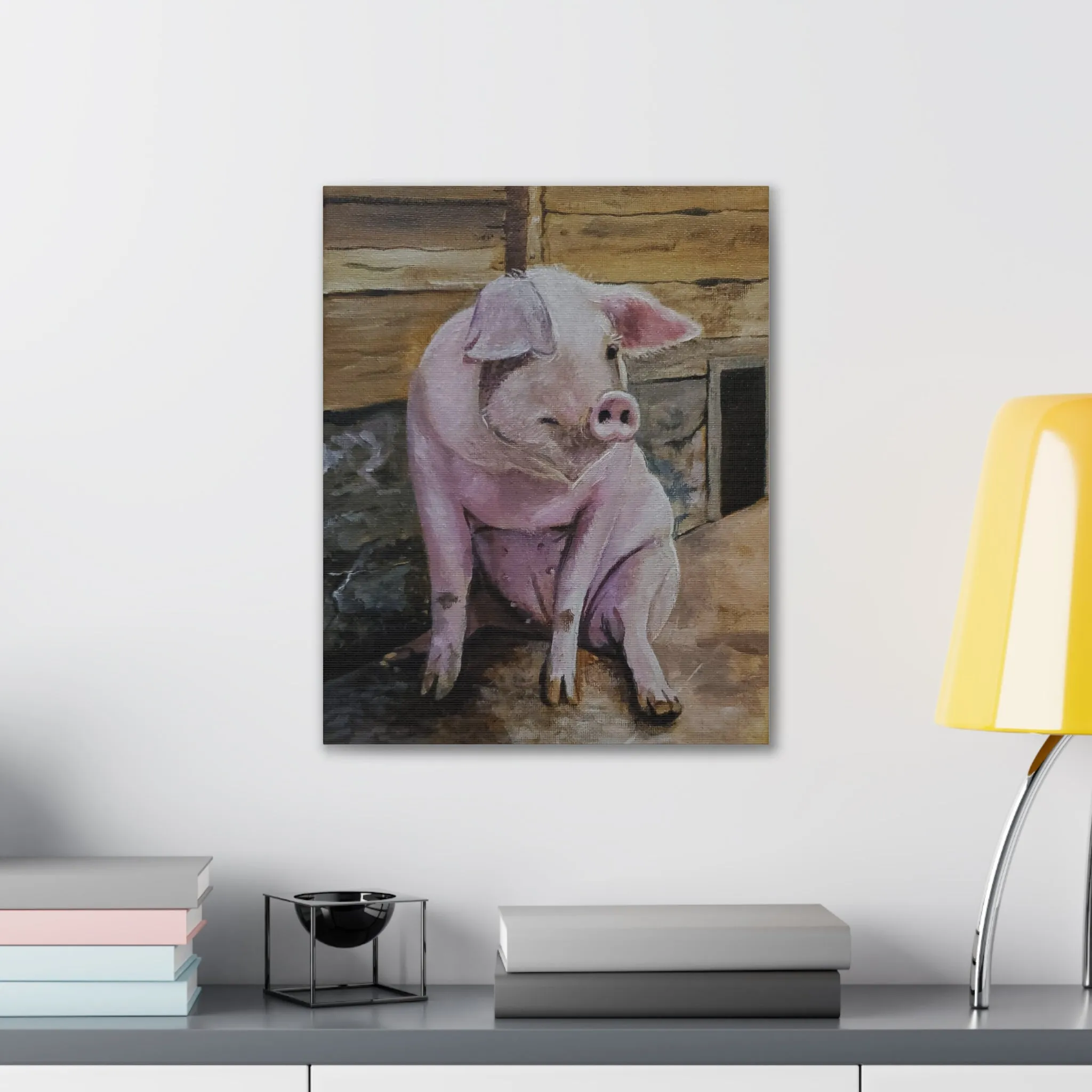 Hog Heaven Canvas Stretched, 0.75"