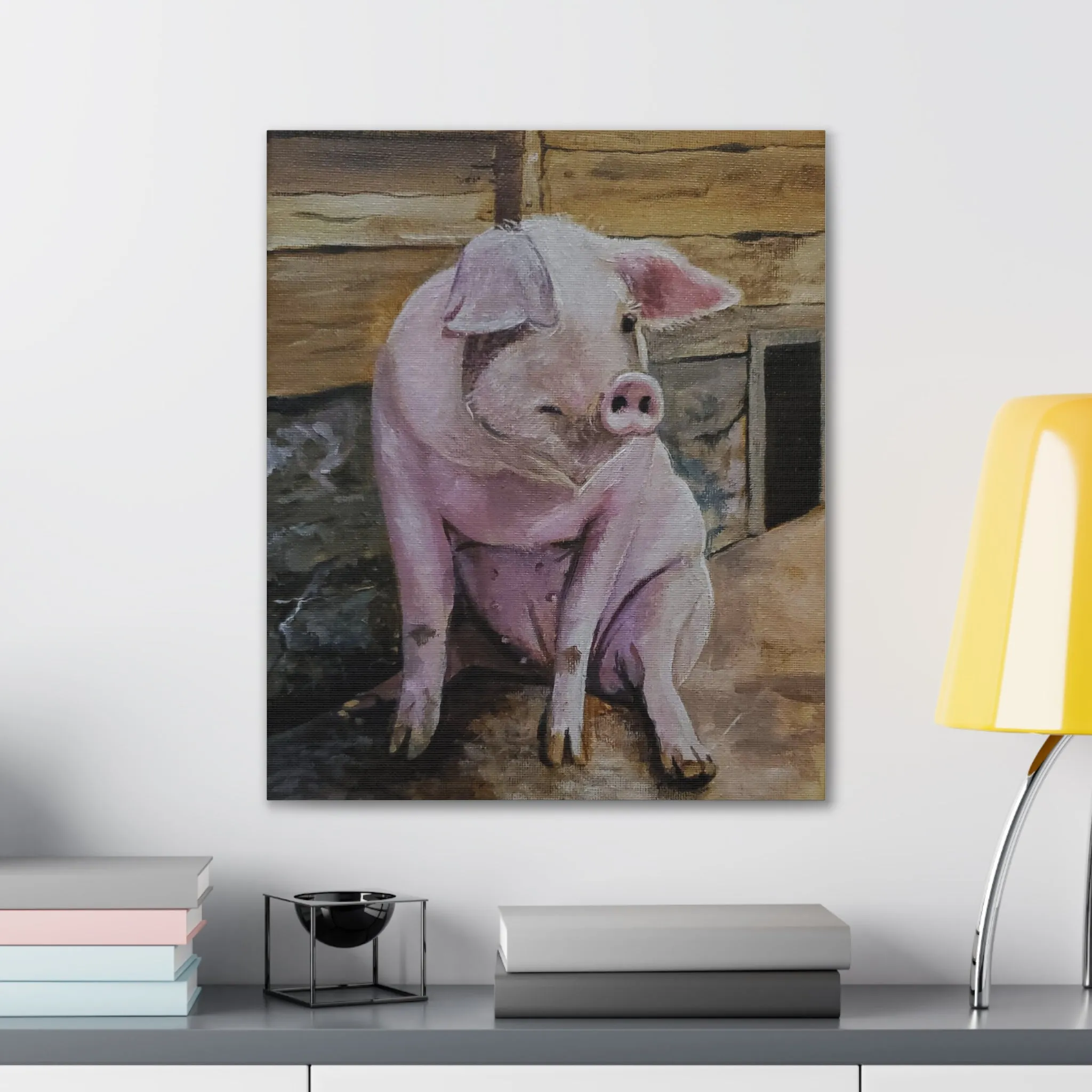 Hog Heaven Canvas Stretched, 0.75"