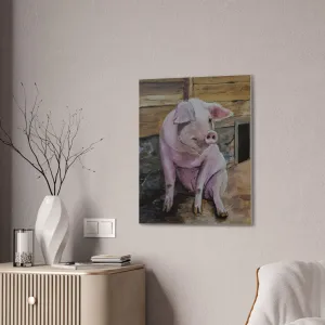 Hog Heaven Canvas Stretched, 0.75"