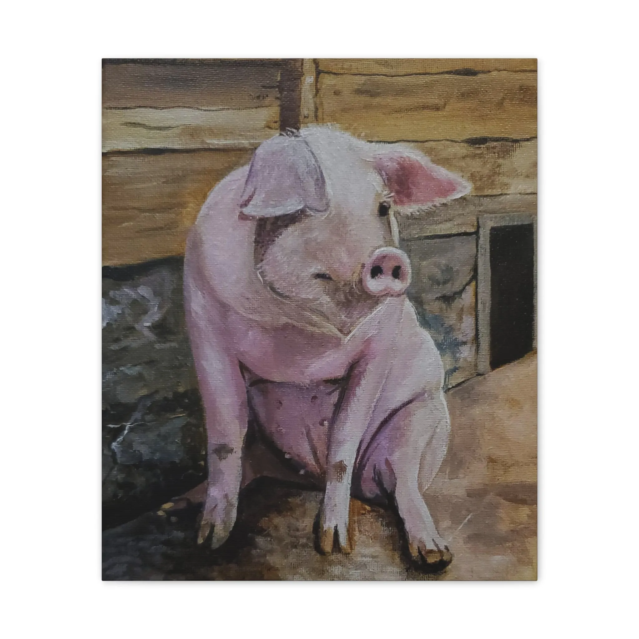 Hog Heaven Canvas Stretched, 0.75"