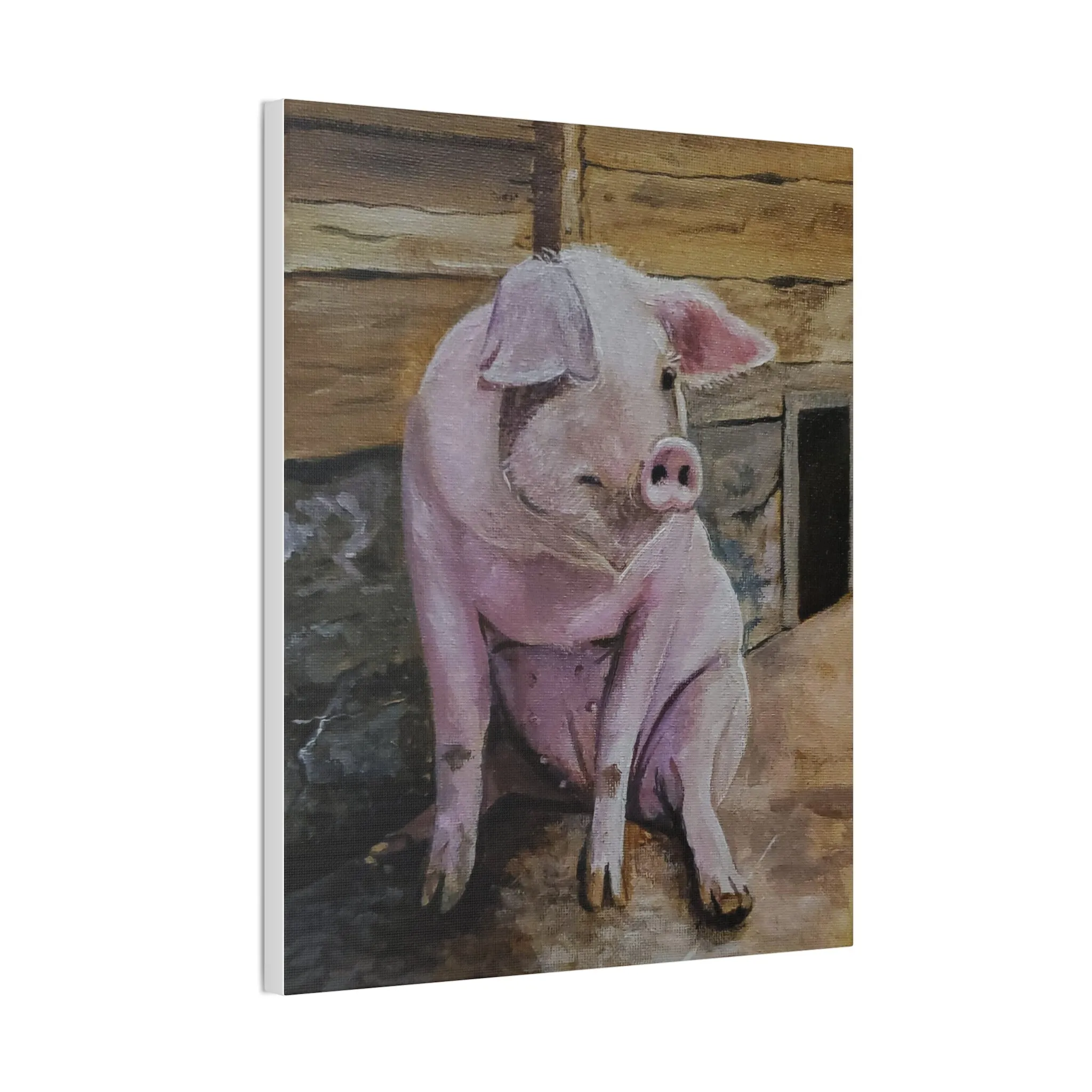 Hog Heaven Canvas Stretched, 0.75"