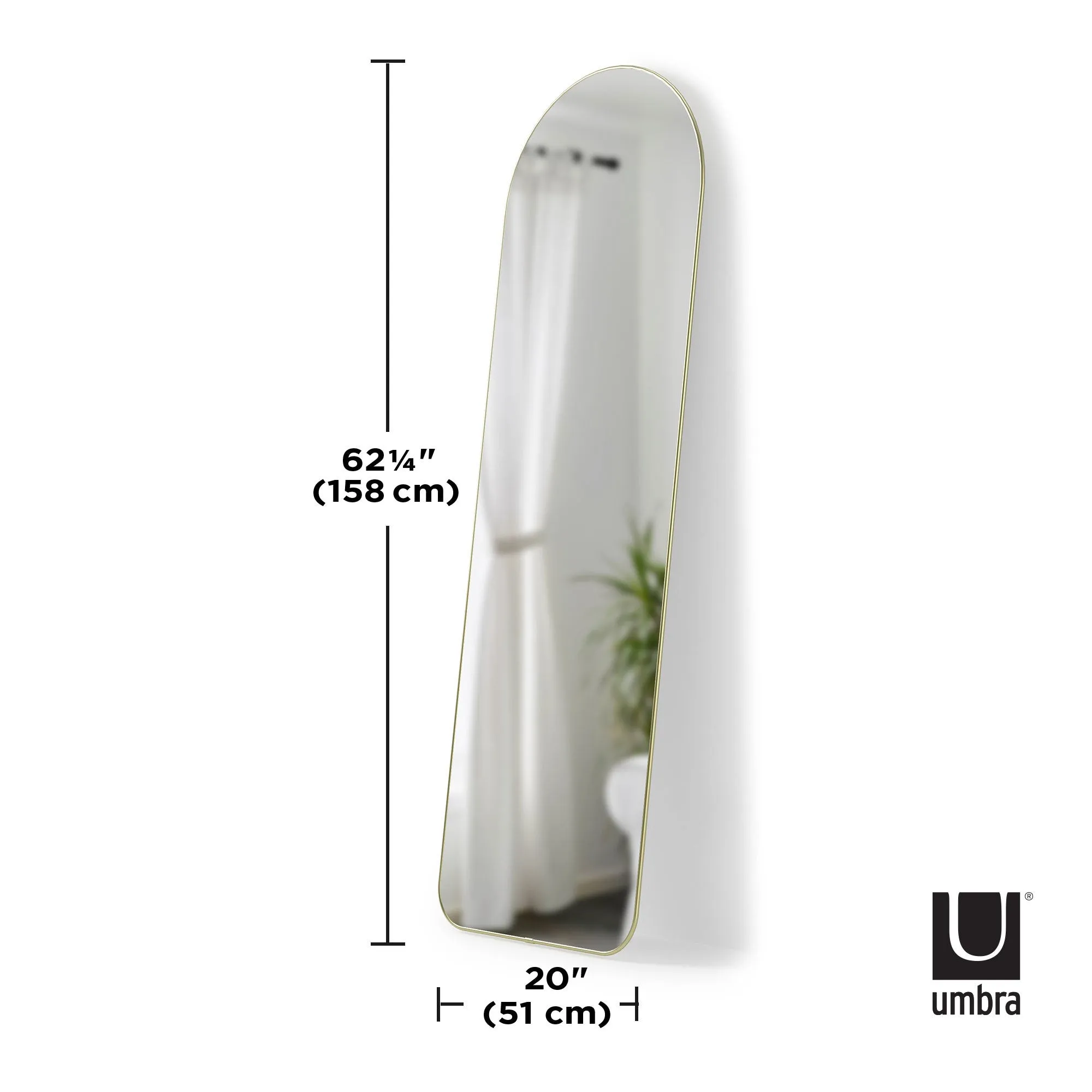 Hubba Arched Leaning & Wall Mirror