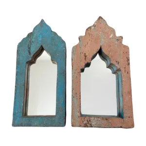 Indian Wooden Mirror