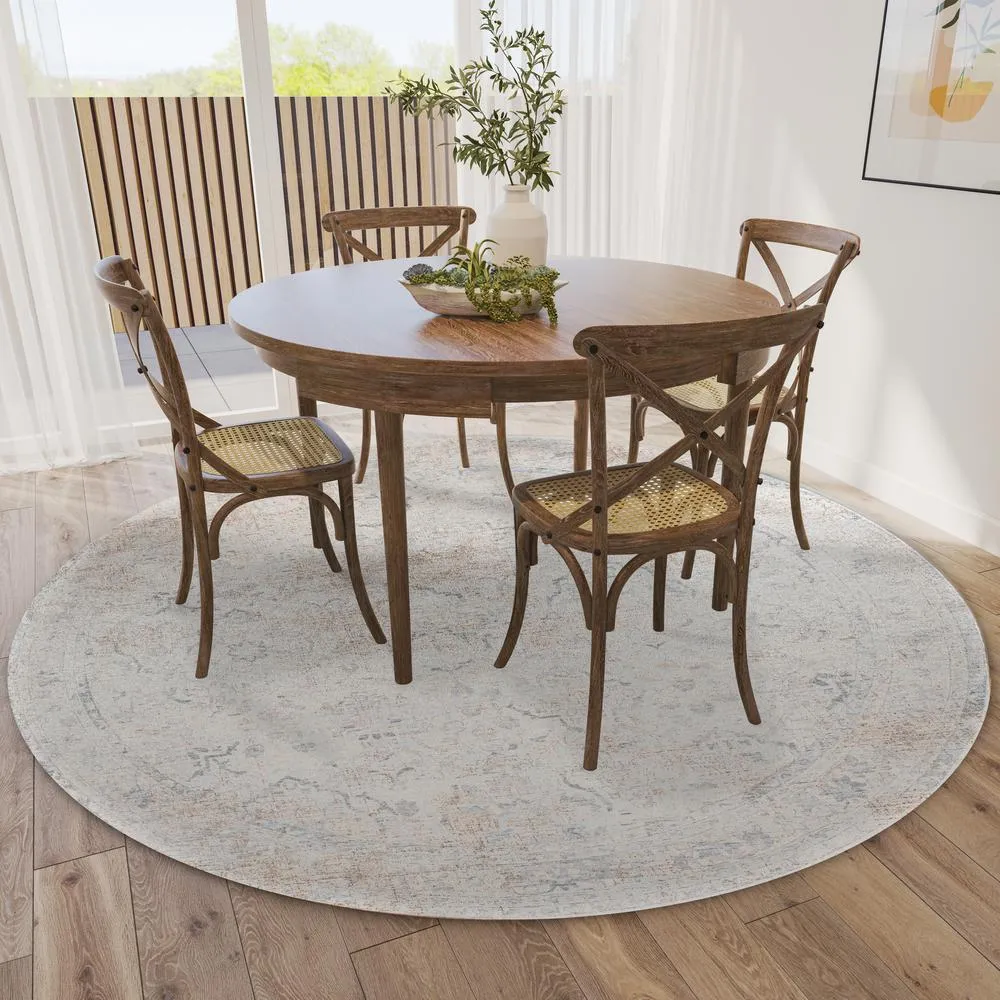 Jericho | Modern Large Circular 6' x 6' Round Rug