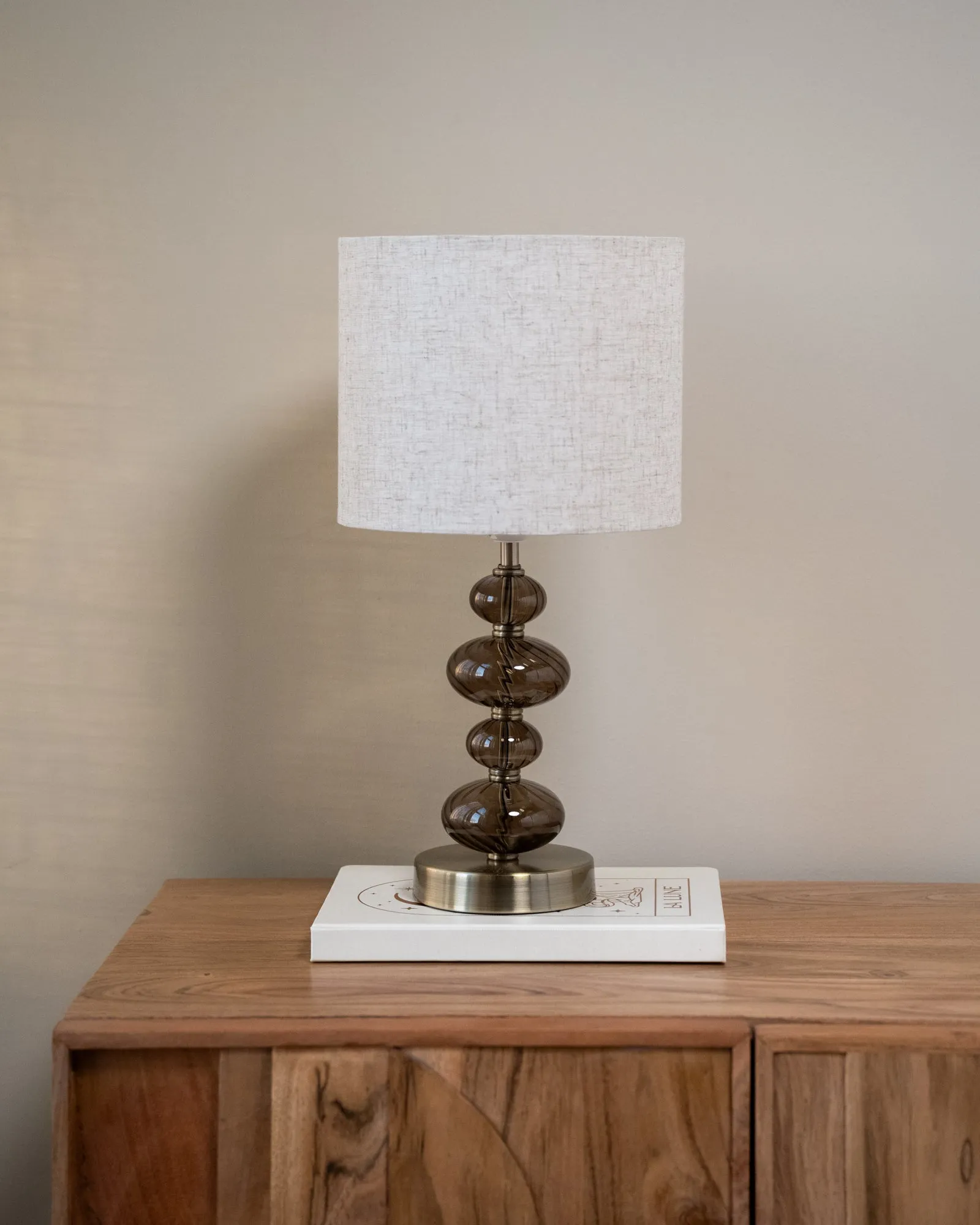 Lamp Swirl Smoke Brown