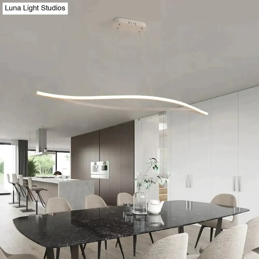 Leaf Shape Matte Black Hanging Pendant Lights For Dining Room Kitchen Room Home Deco White Finish Pendant Lamp Fixture