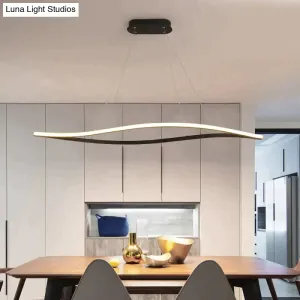 Leaf Shape Matte Black Hanging Pendant Lights For Dining Room Kitchen Room Home Deco White Finish Pendant Lamp Fixture