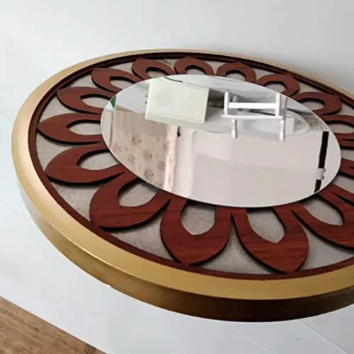 LOOM TREE® Wall Hanging Mirror with Light Vanity Circle Mirrors for Bedroom Entryway A | Home D?©cor | Mirrors