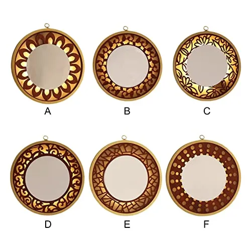 LOOM TREE® Wall Hanging Mirror with Light Vanity Circle Mirrors for Bedroom Entryway A | Home D?©cor | Mirrors