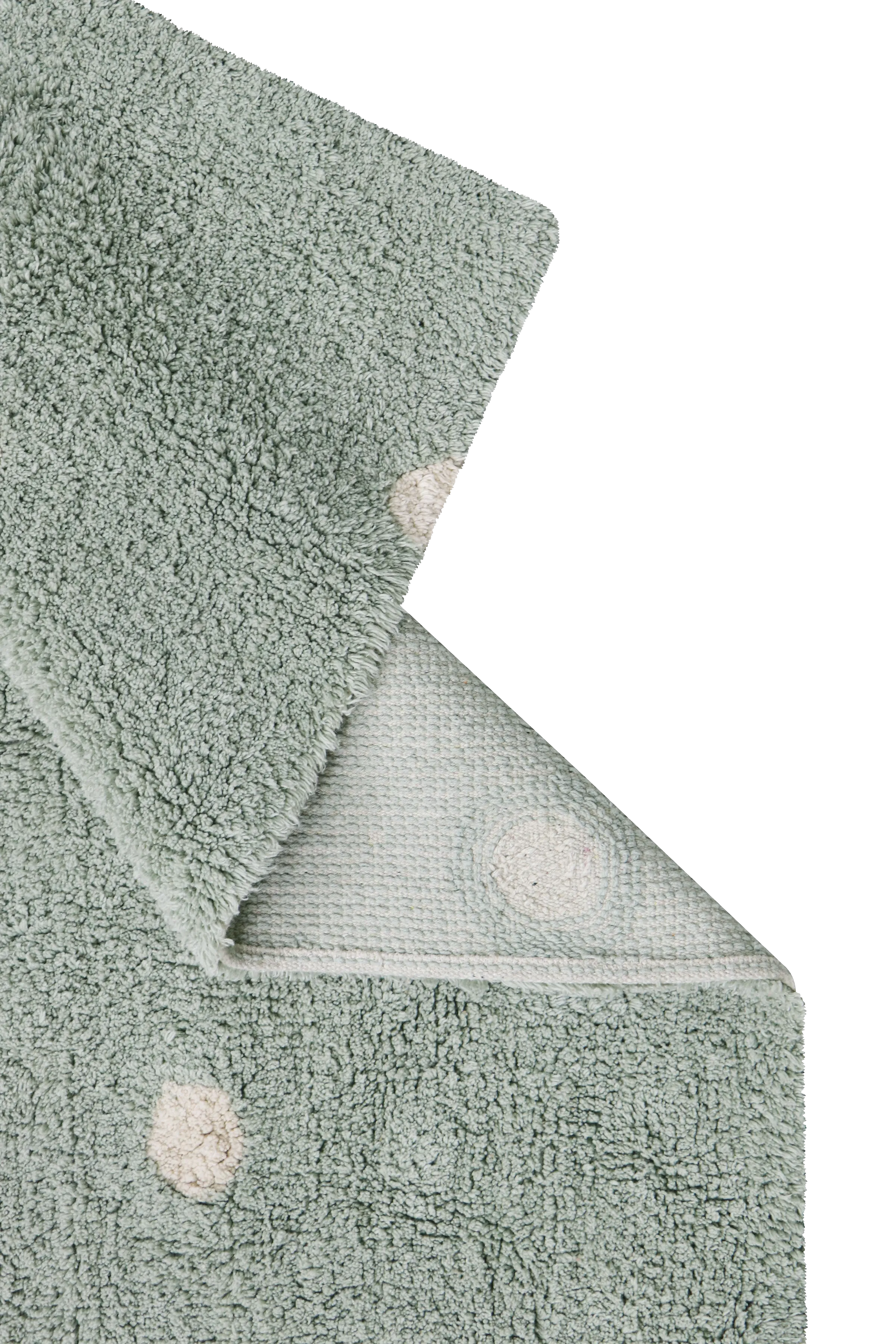 Lorena Canals Washable Rug Mini Dot Blue Sage