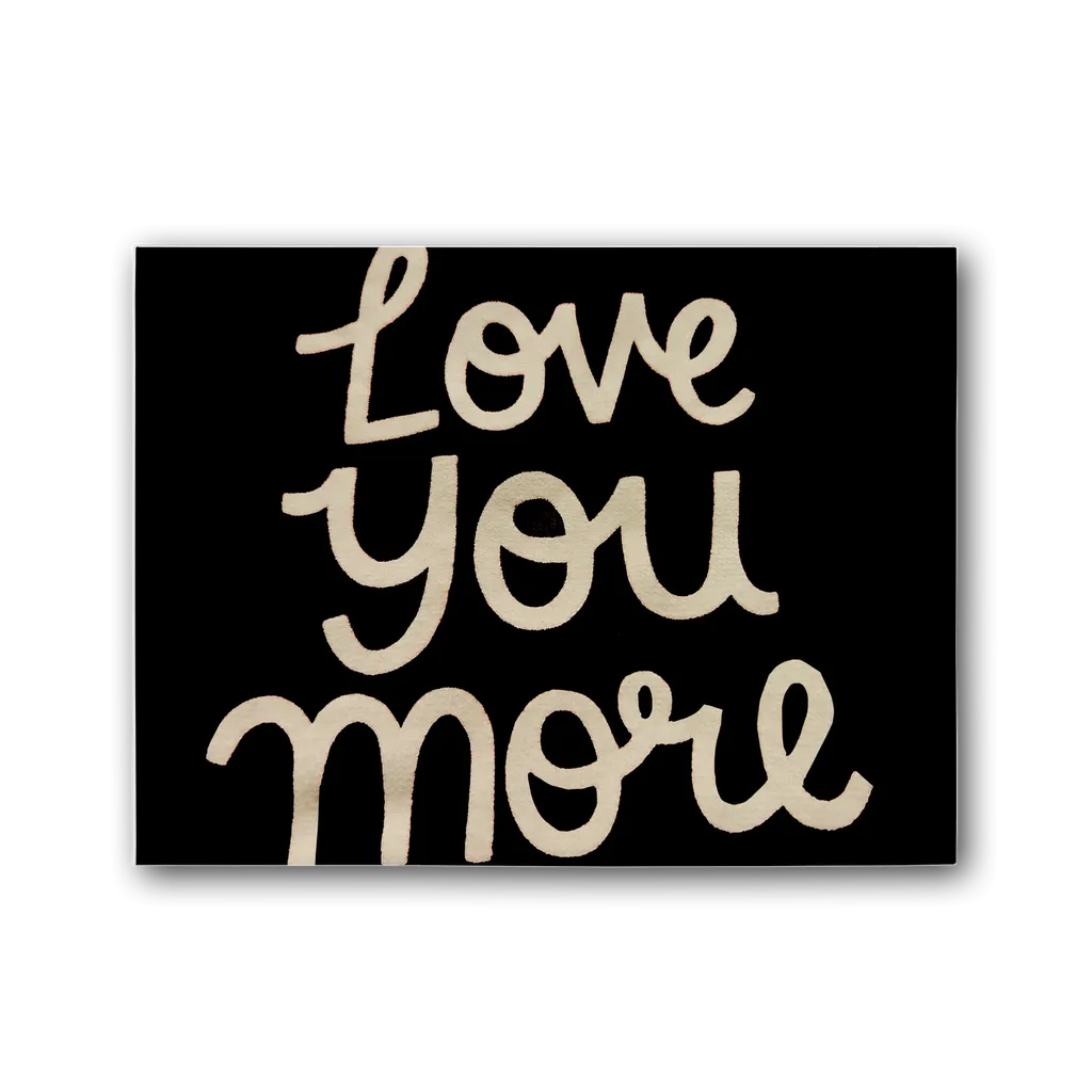 Love You More Premium Stretched Canvas