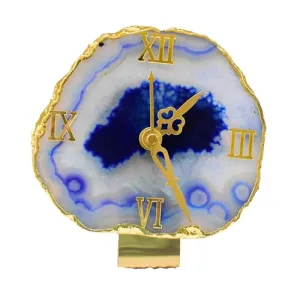 Maureen Natural Agate Stone Watch | Natural Agate Stone Watch with Stylish Golden Color Stand -1