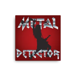 Metal Detector 16x16" Stretched Canvas Print