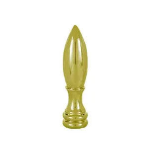 Mid Century Lamp Finials, Torpedo