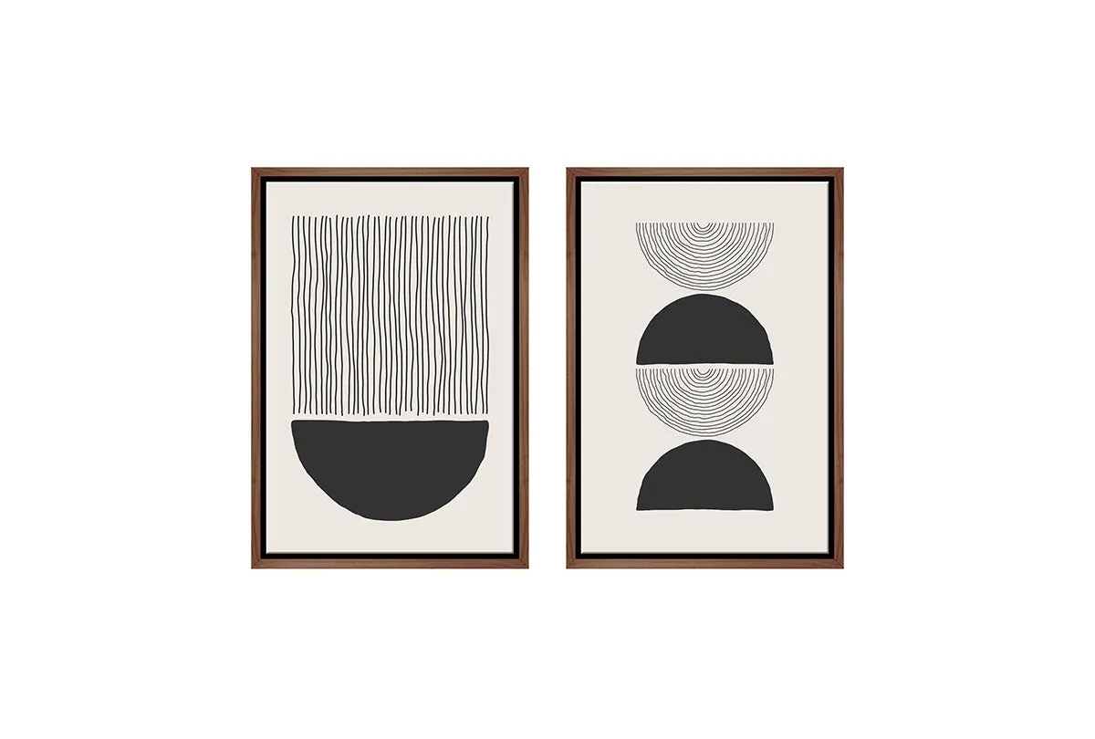 Minimalist Abstract Set 3AB | Abstract Wall Art Print