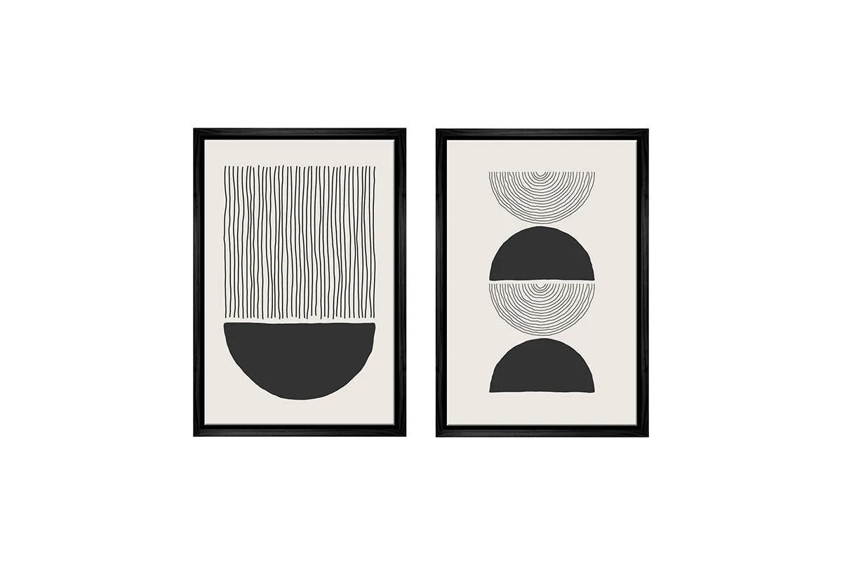 Minimalist Abstract Set 3AB | Abstract Wall Art Print
