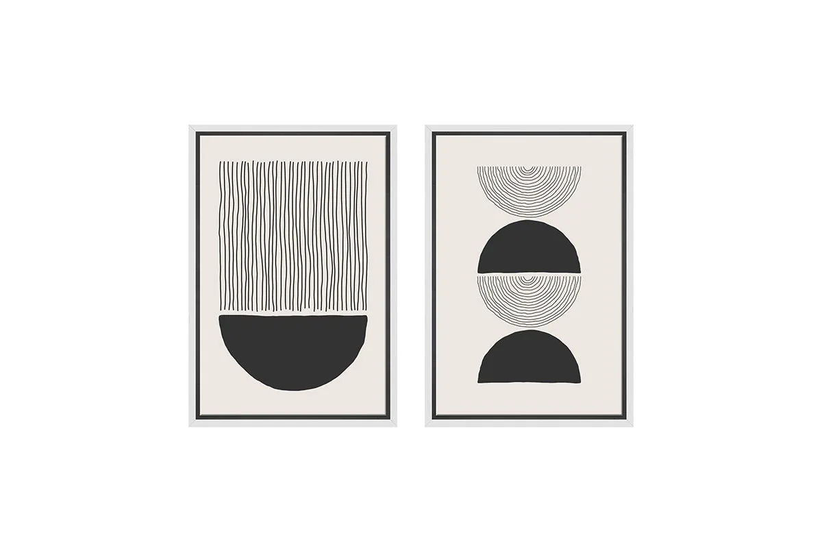 Minimalist Abstract Set 3AB | Abstract Wall Art Print