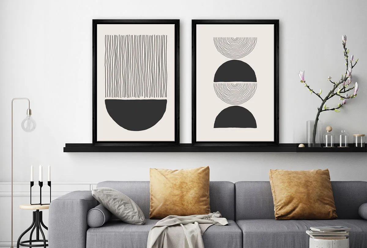 Minimalist Abstract Set 3AB | Abstract Wall Art Print