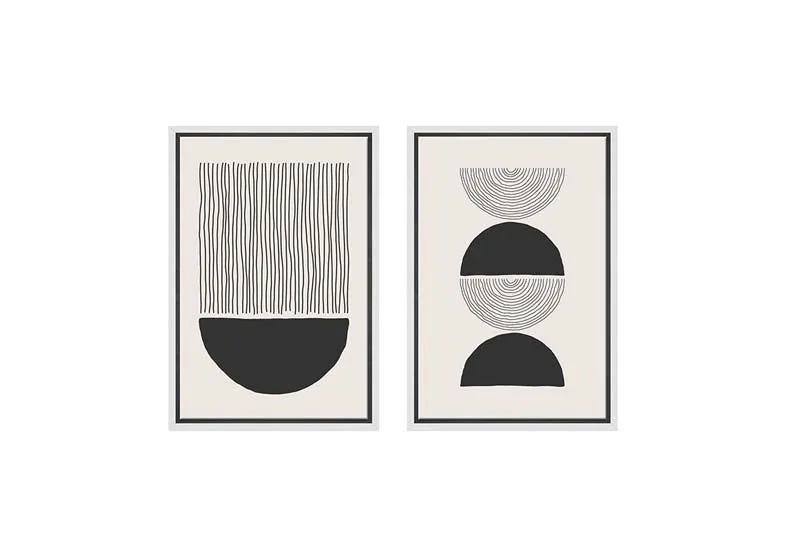 Minimalist Abstract Set 3AB | Abstract Wall Art Print