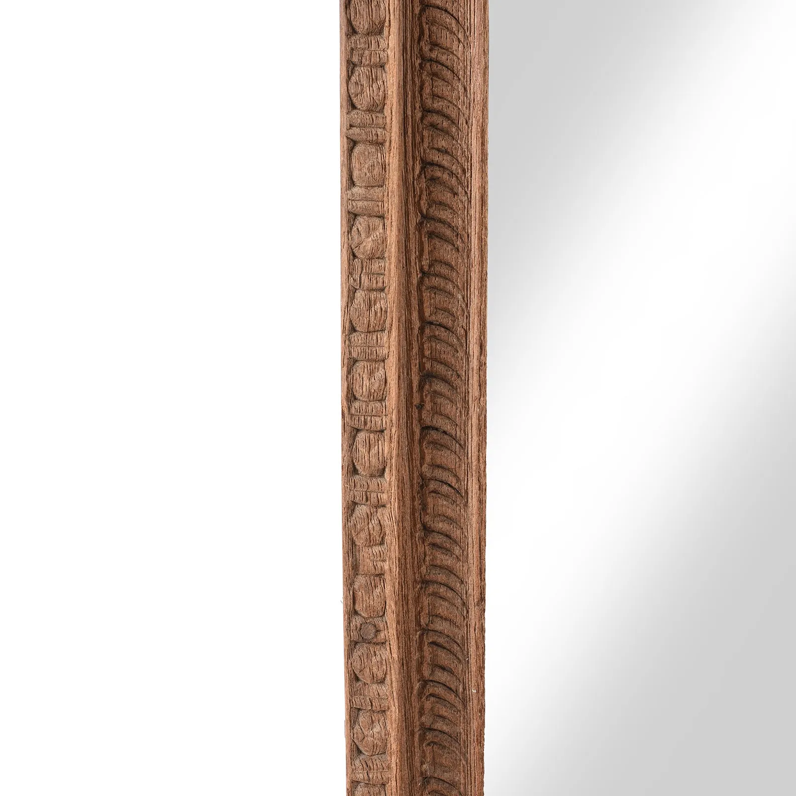 Mirror Made From An Old Shekhawati Window  - 19th Century