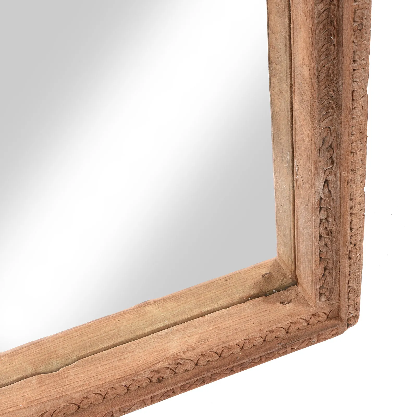 Mirror Made From An Old Shekhawati Window  - 19th Century