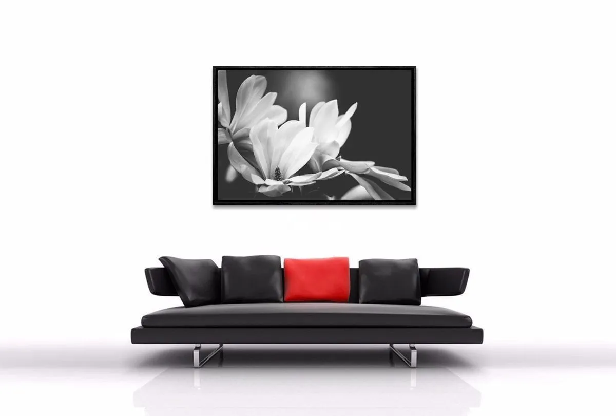 Mono Tone Bloom | Canvas Art Print
