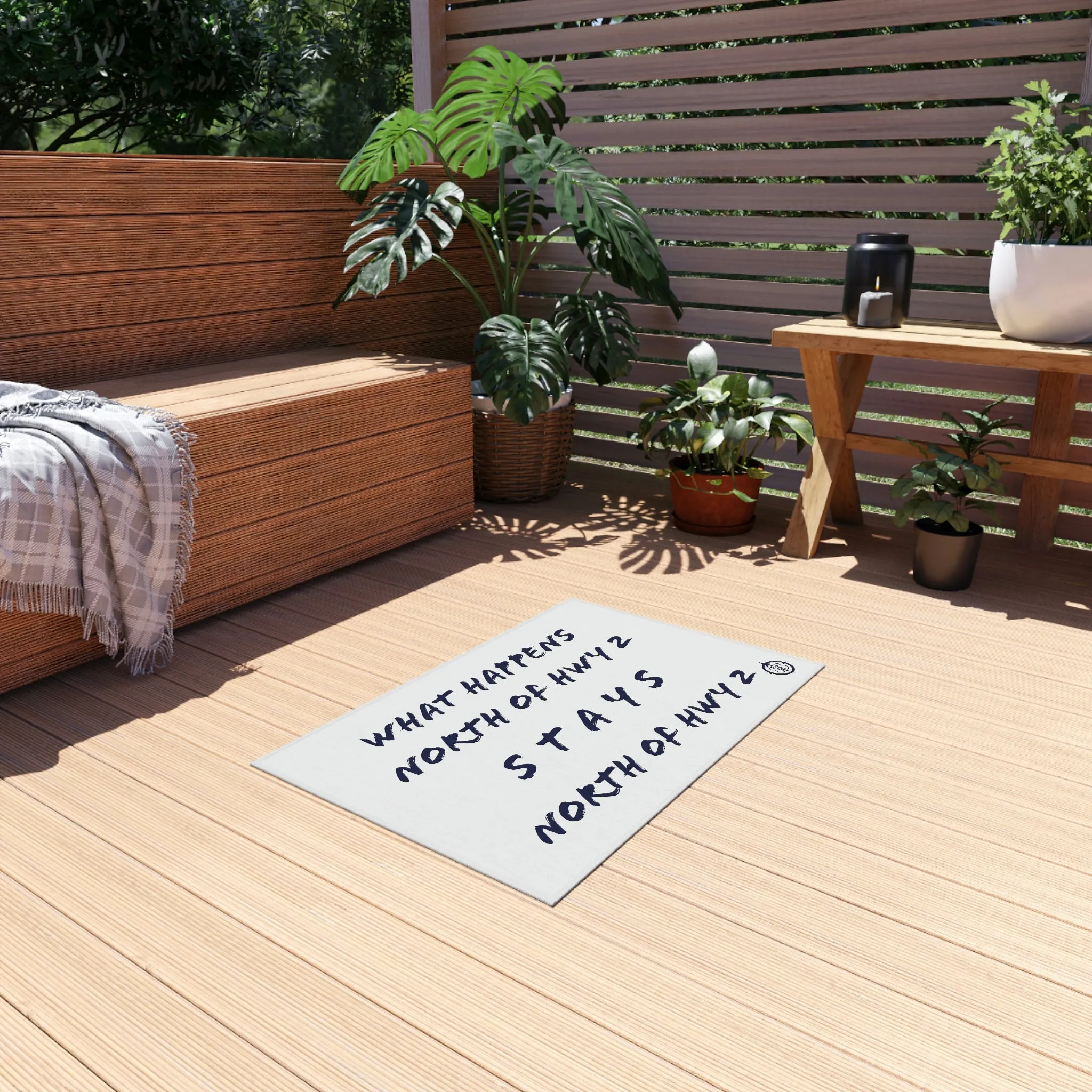 North of Hwy 2 - Outdoor Rug