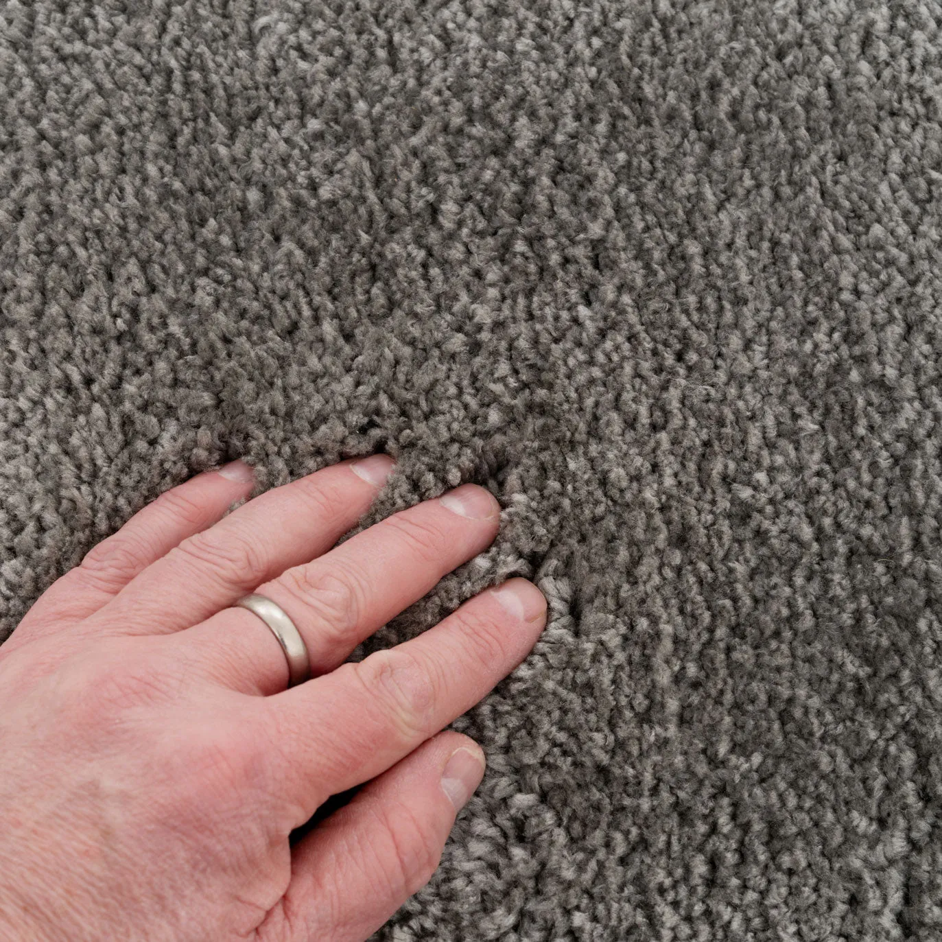 Premium Grey Shaggy Rug - Dove