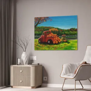 Pumpkins for Sale Canvas Stretched