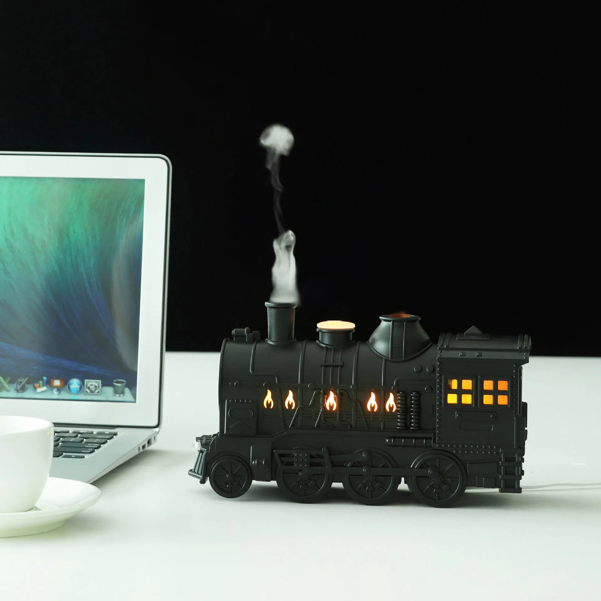 Retro Train Essential Oil Diffuser Humidifier
