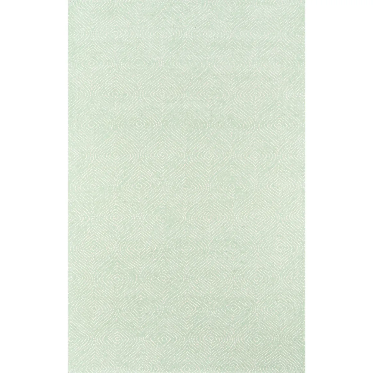 Roman Holiday Green Wool Indoor Area Rug