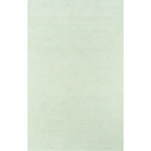 Roman Holiday Green Wool Indoor Area Rug