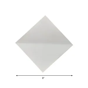 Stylish Curved Wall Sconce with Acrylic Squared Shade: Warm/White LED Bedroom Lamp