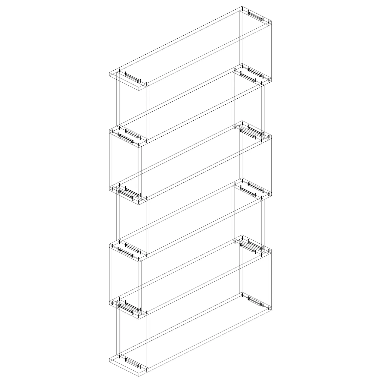 Tall Double Storage Box