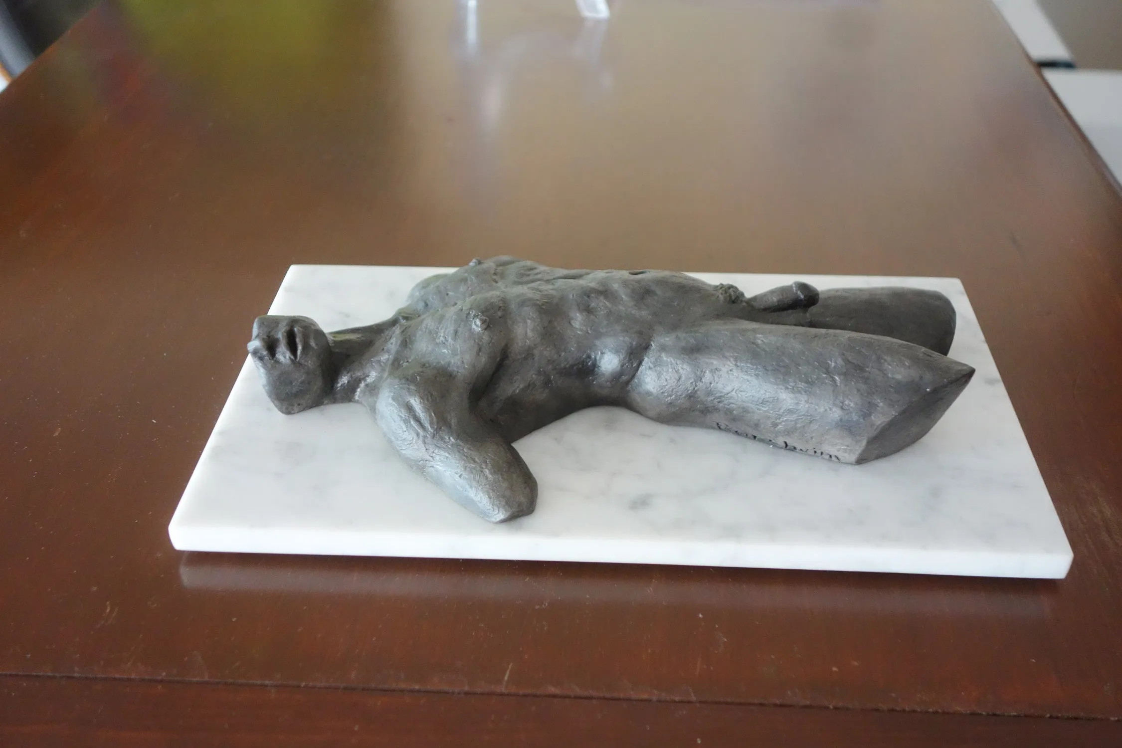 Valentine Male Nude Torso Bronze Wall Hanging Art
