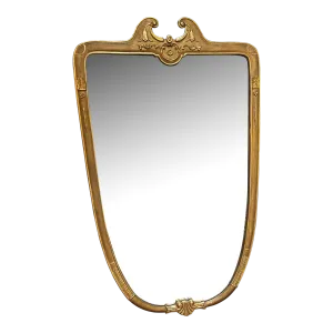 Venetian Gold Leaf Oversize Italian Mirror 1950s
