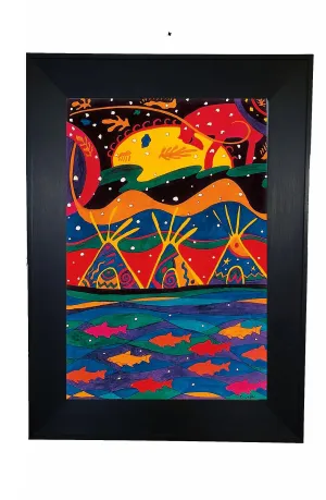 Wall Art - This Land by Indigenous Artist, Dawn Oman